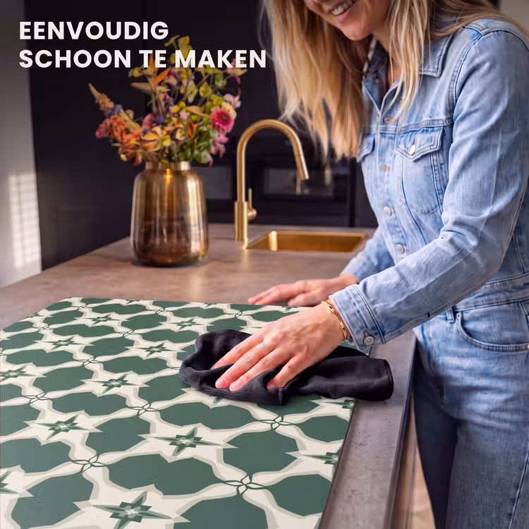 Inductie beschermer - Tegel - Klassiek - Groen — 6