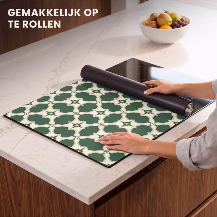 Inductie beschermer - Tegel - Klassiek - Groen — 7