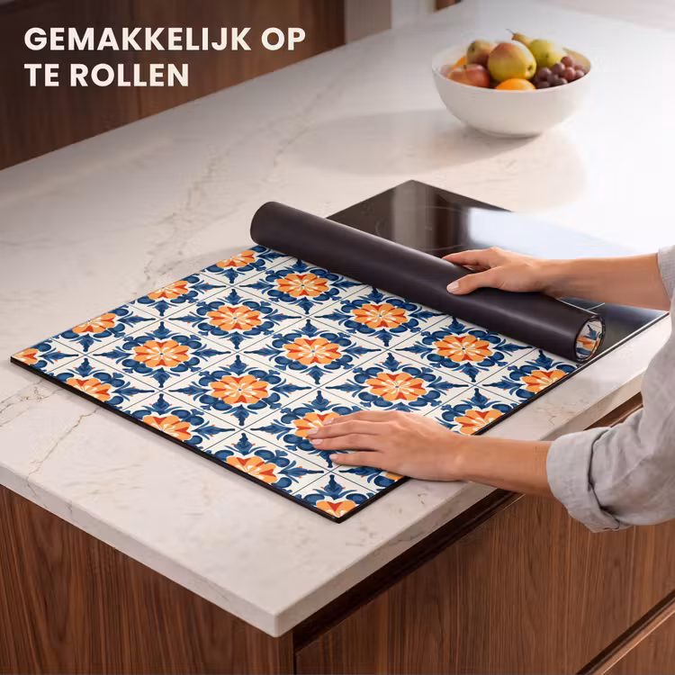 Inductie beschermer - Traditioneel - Tegel - Oranje — 7