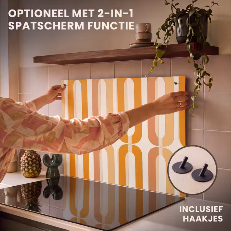 Inductie beschermer - U-vorm - Retro - Oranje — 10