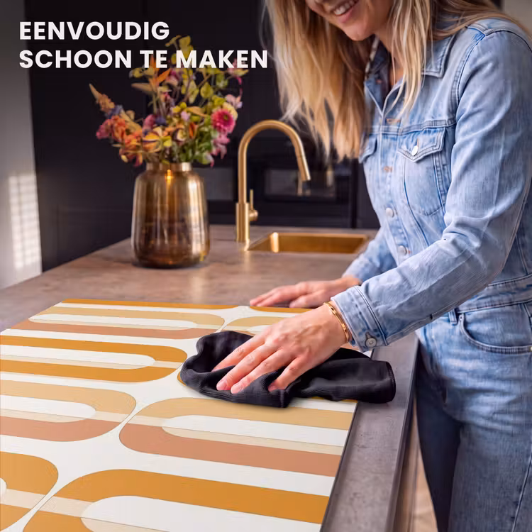 Inductie beschermer - U-vorm - Retro - Oranje — 6
