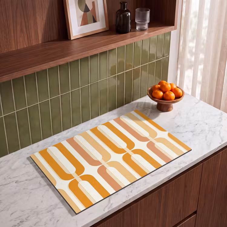 Inductie beschermer - U-vorm - Retro - Oranje — 8