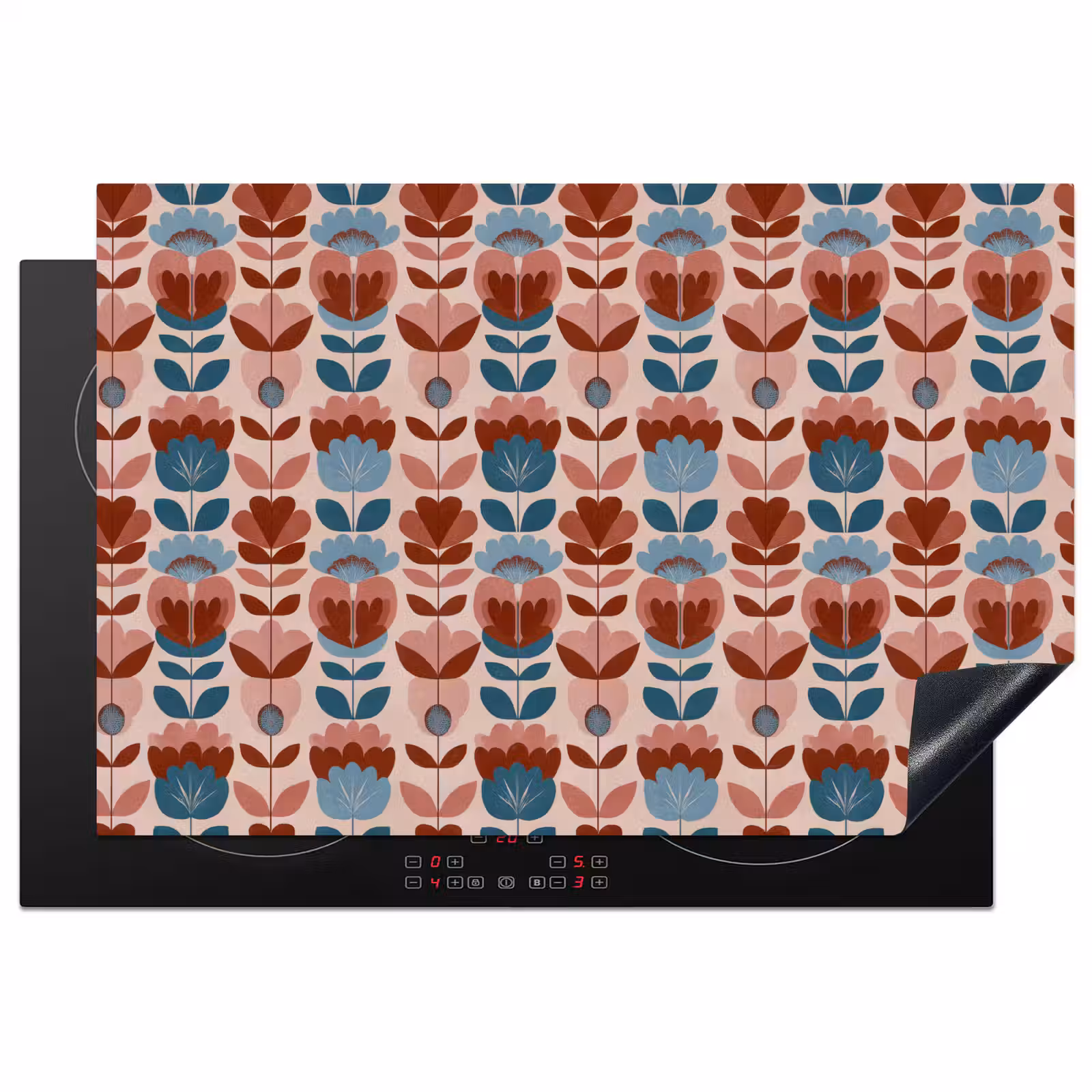 Inductie beschermer - Vintage - Motief - Kleurrijk — 1