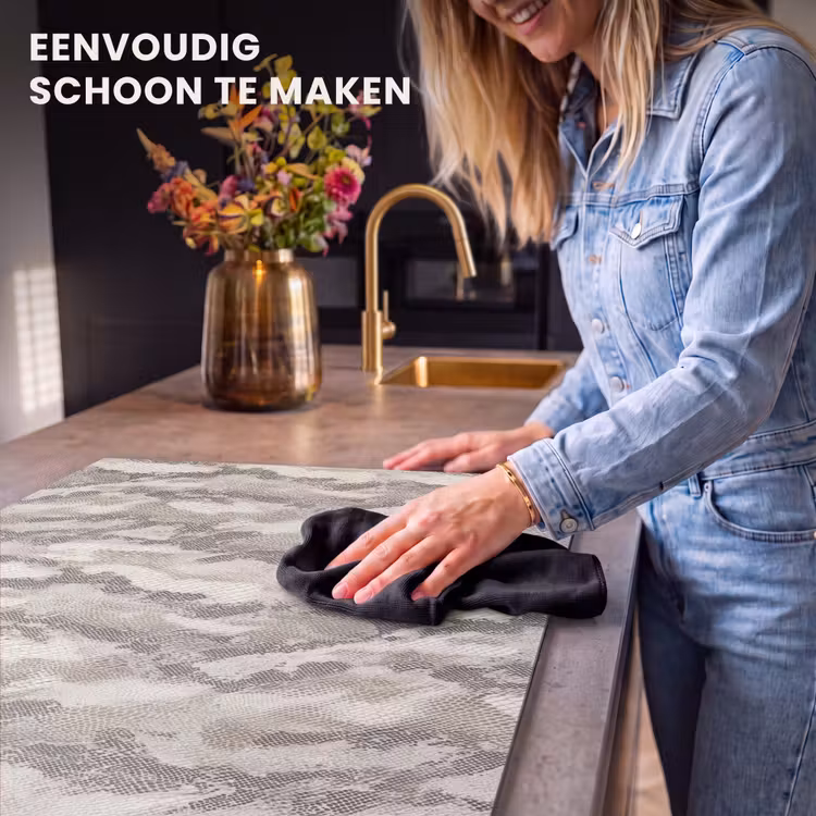 Inductie beschermer - Slang - Patroon - Taupe — 6