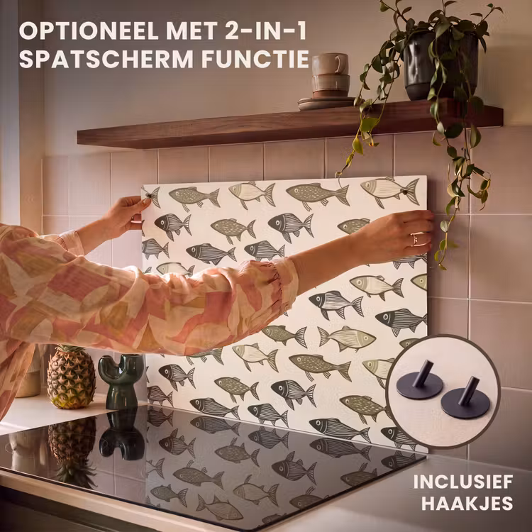 Inductie beschermer - Vissen - Klassiek - Groen — 10