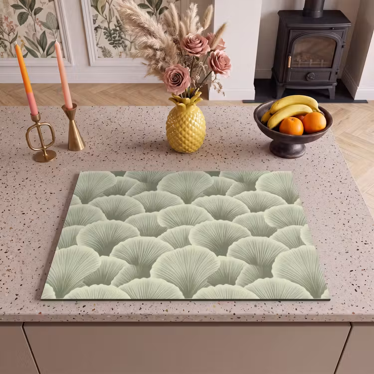 Inductie beschermer - Waaier - Blad - Groen — 2