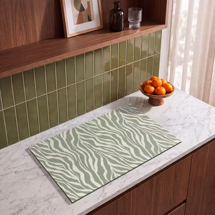 Inductie beschermer - Zebra - Motief - Groen — 8