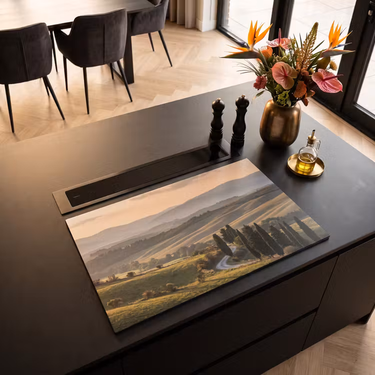Inductie beschermer - Toscaans - Landschap - Heuvels — 5