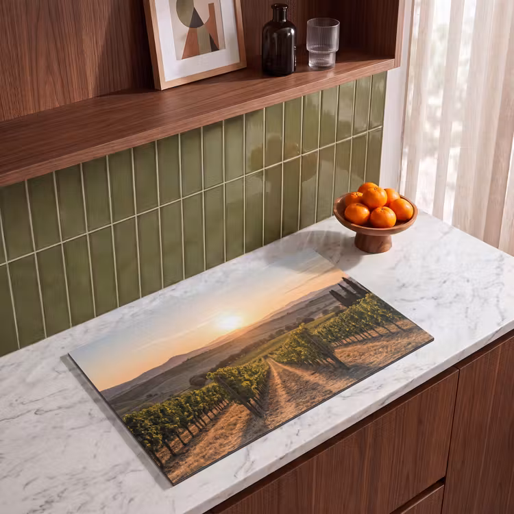 Inductie beschermer - Wijngaard - Zonsondergang - Landschap — 8