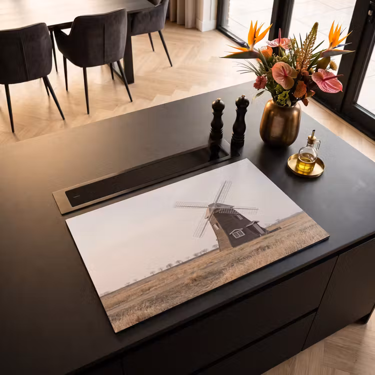Inductie beschermer - Windmolens - Landschap - Veld — 5