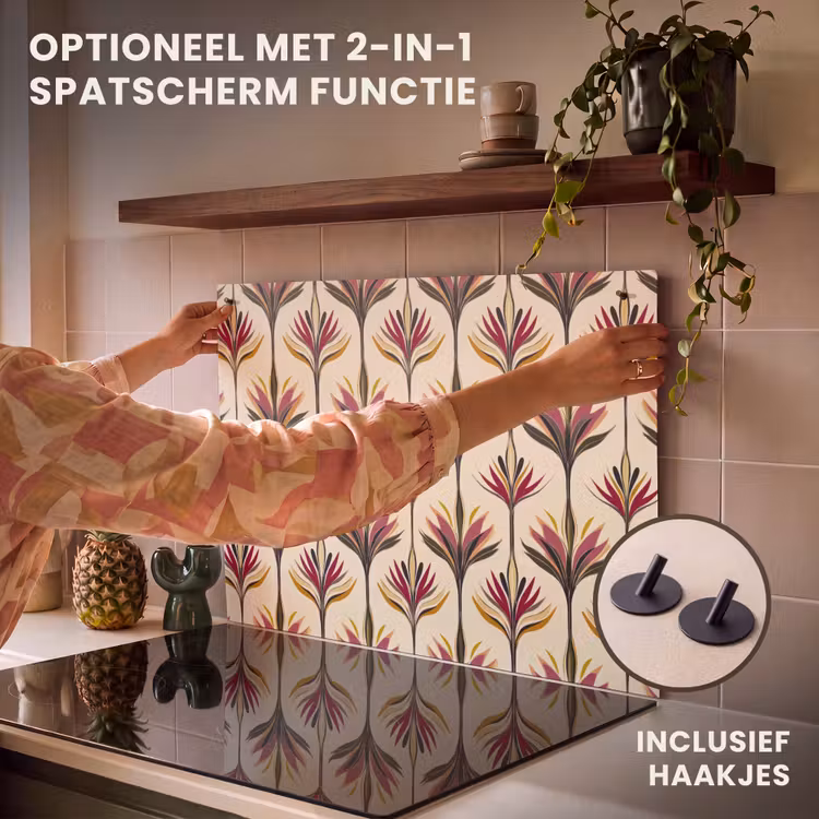 Inductie beschermer - Waaier - Motief - Kleurrijk — 10