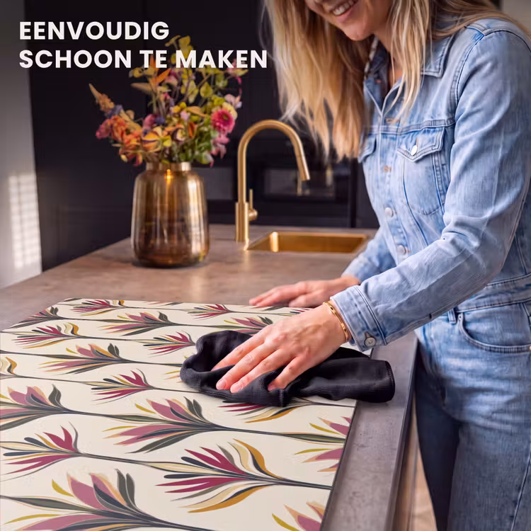 Inductie beschermer - Waaier - Motief - Kleurrijk — 6