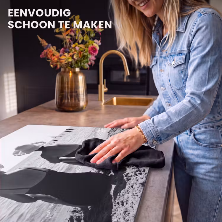 Inductie beschermer - Vrouwen - Zonnehoed - Strand - Zwart - Wit — 6