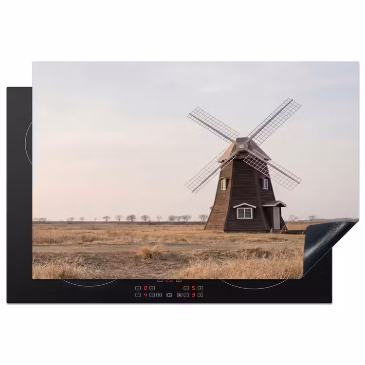 Inductie beschermer - Windmolens - Landschap - Veld — 1