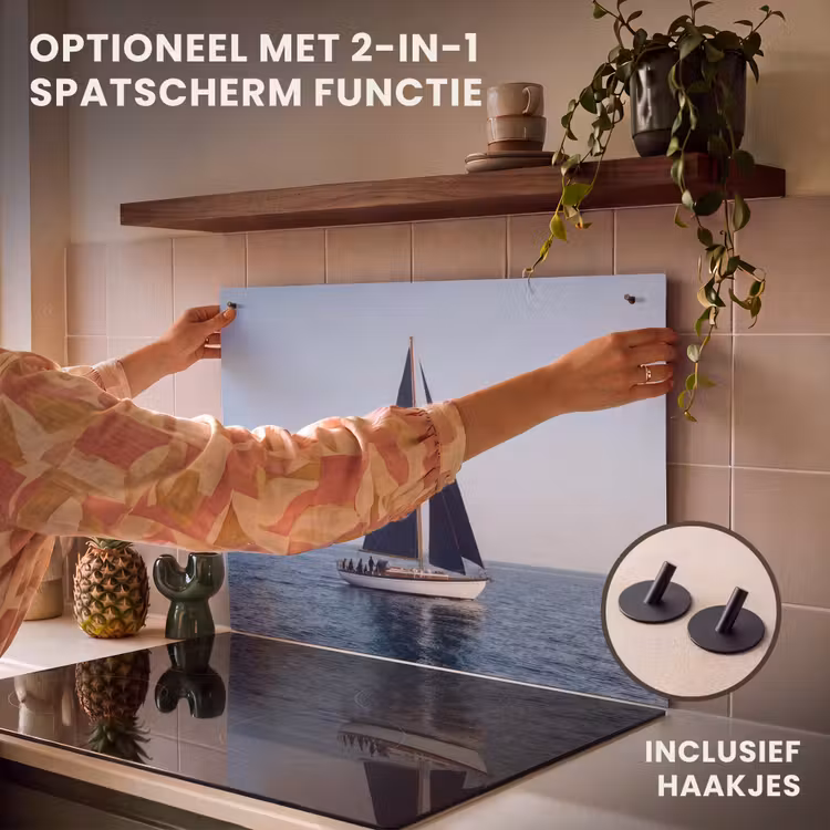 Inductie beschermer - Zeilboot - Zee - Blauw — 10