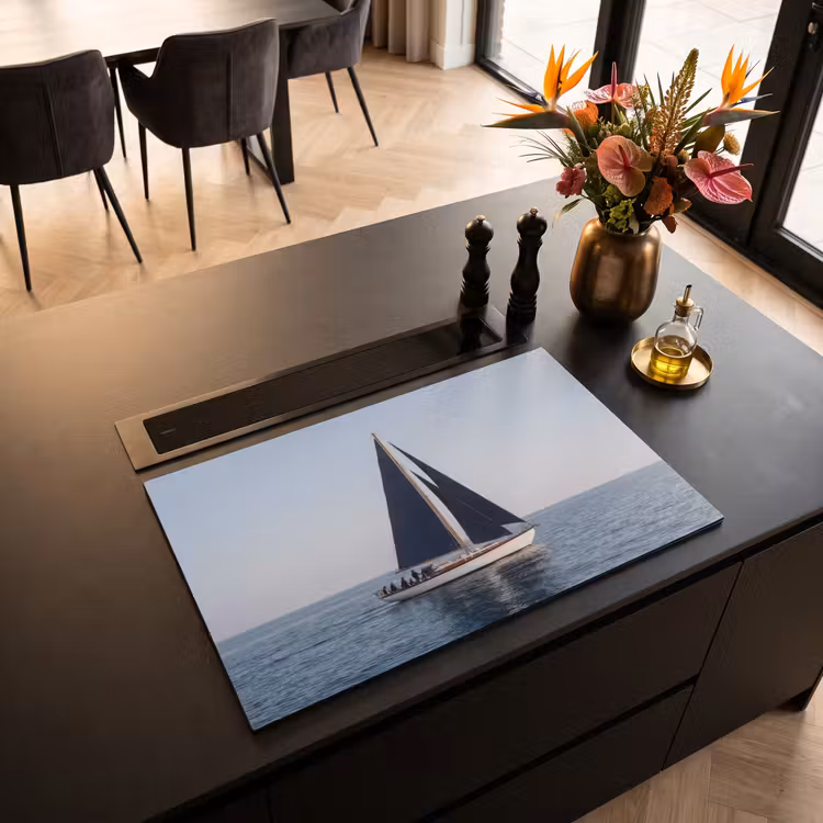 Inductie beschermer - Zeilboot - Zee - Blauw — 5