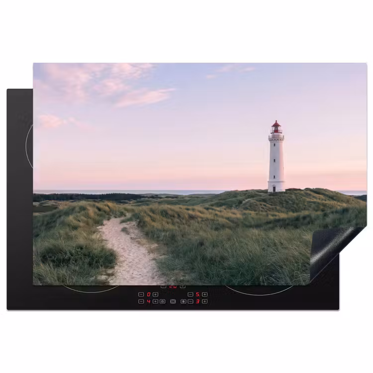 Inductie beschermer - Vuurtoren - Duinlandschap - Zee — 1