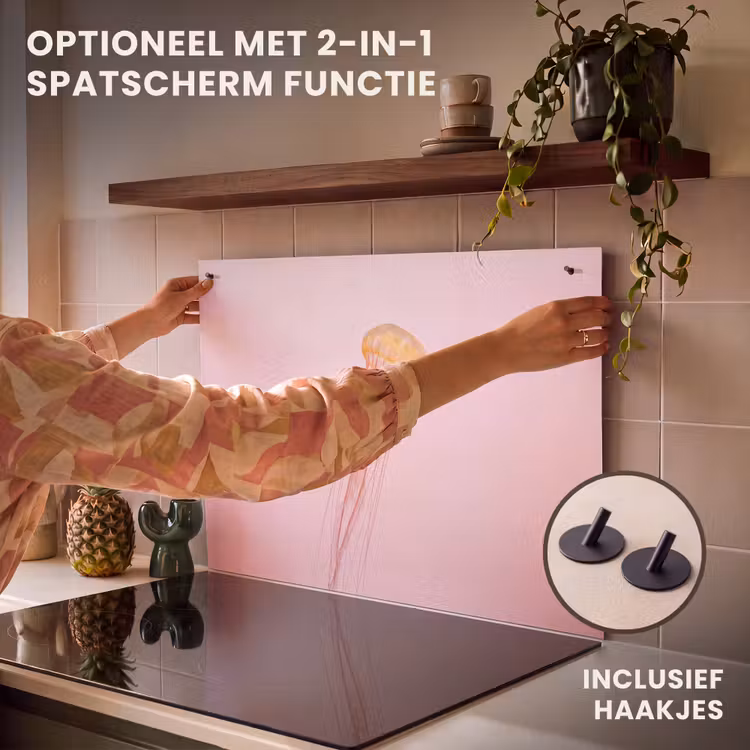 Inductie beschermer - Sierlijk - Kwal - Roze — 10