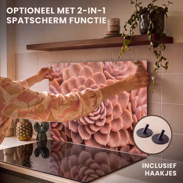 Inductie beschermer - Vetplant - Organisch - Roze — 10