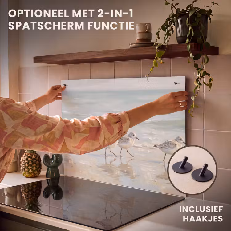 Inductie beschermer - Vogels - Strand - Zee — 10