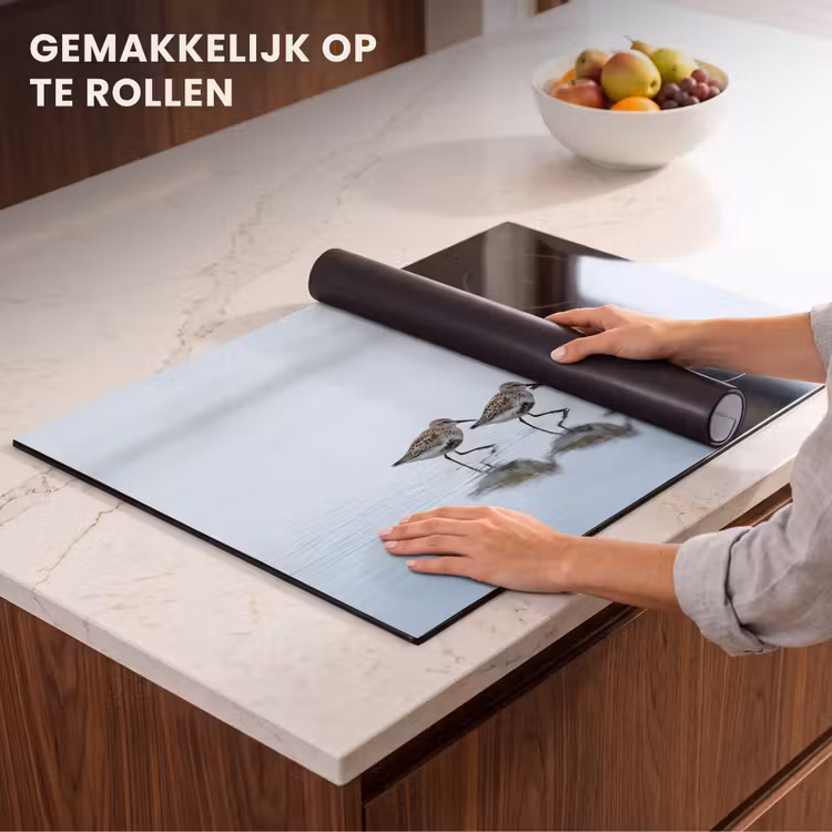 Inductie beschermer - Vogels - Water - Grijs — 7
