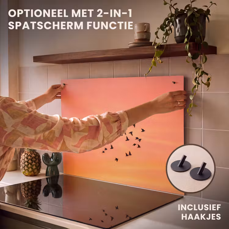 Inductie beschermer - Zwerm - Vogels - Oranje — 10