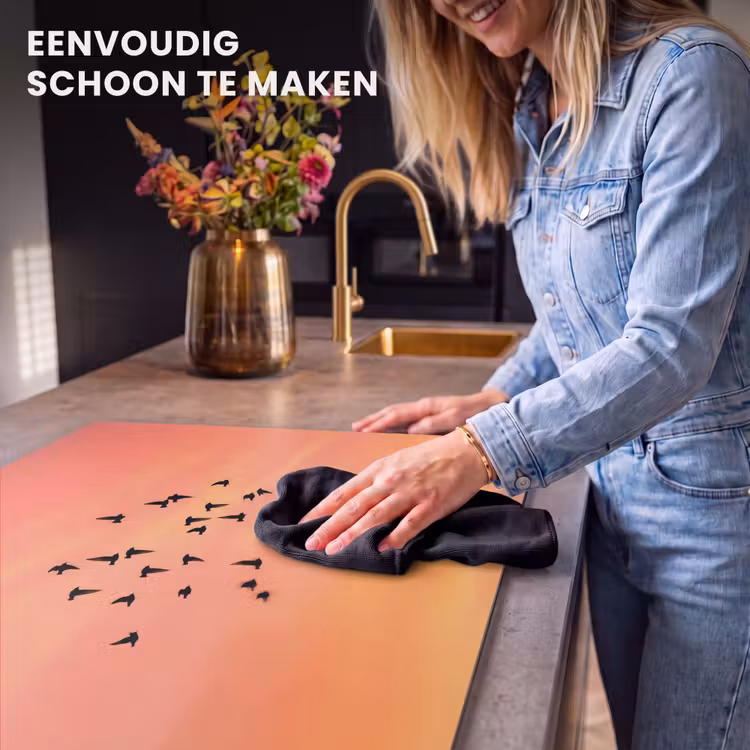 Inductie beschermer - Zwerm - Vogels - Oranje — 6