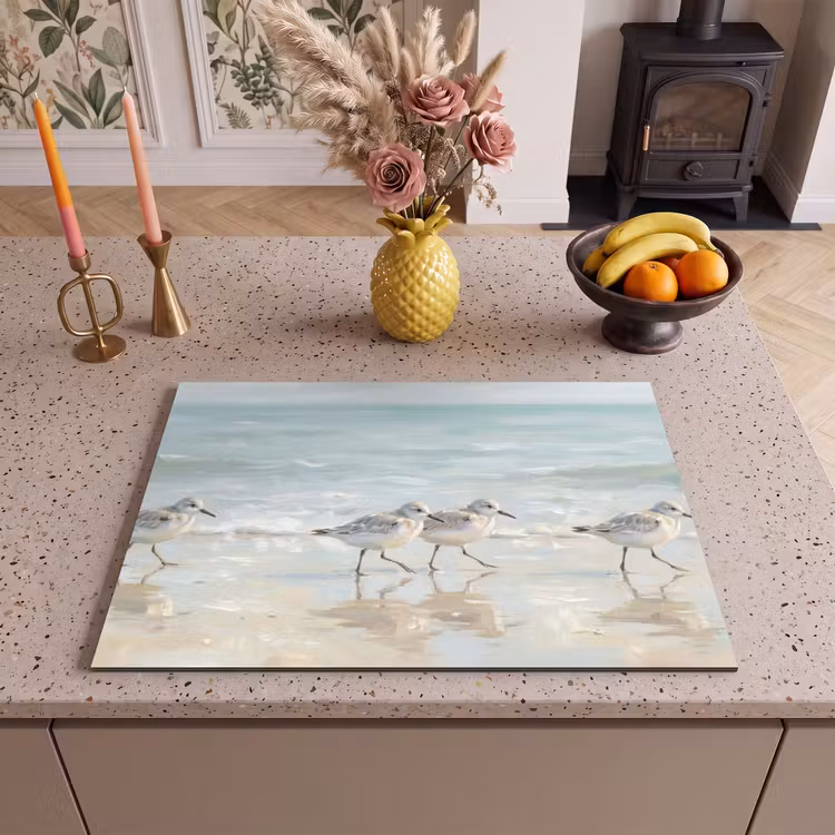 Inductie beschermer - Vogels - Strand - Zee — 2