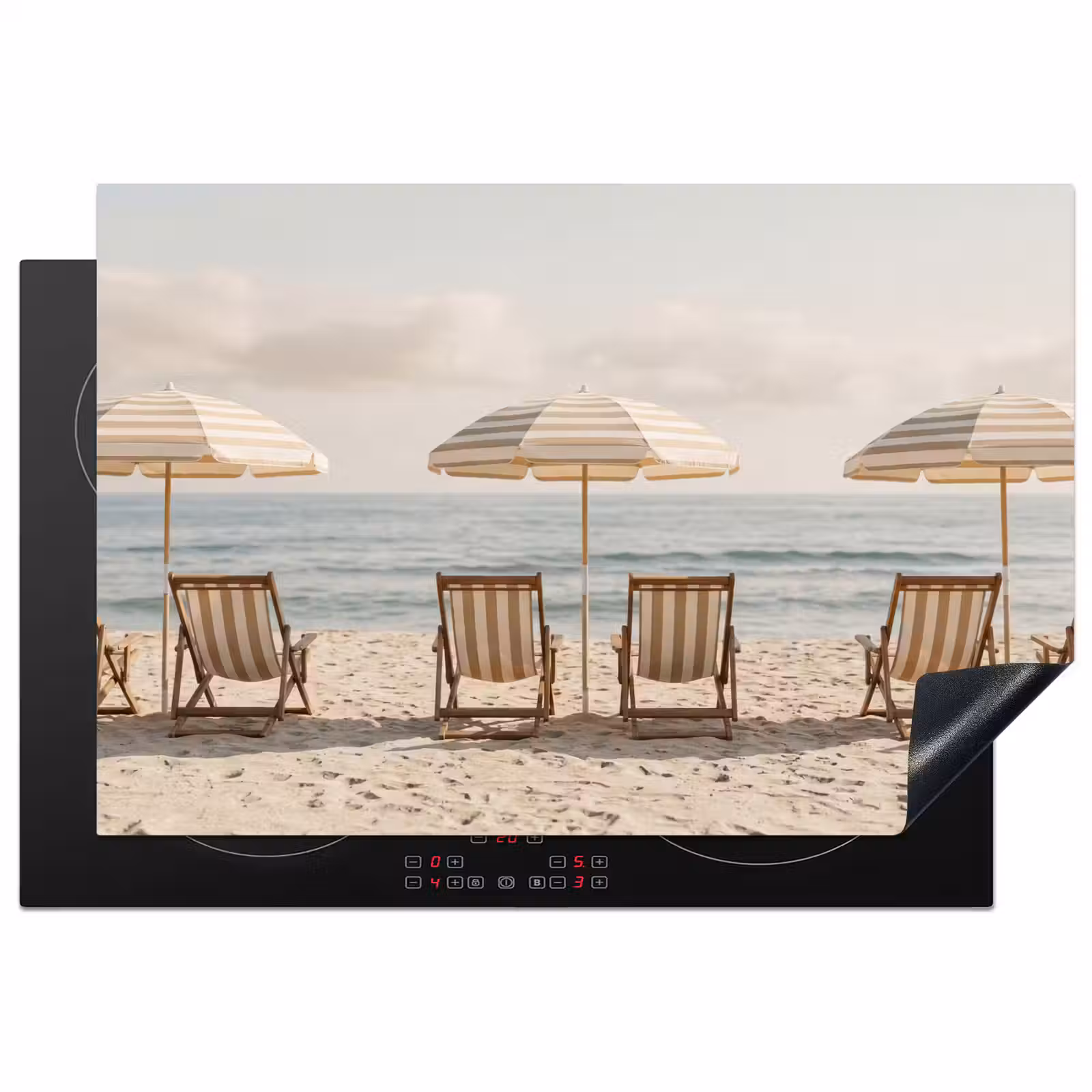 Inductie beschermer - Strand - Stoelen - Parasol — 1