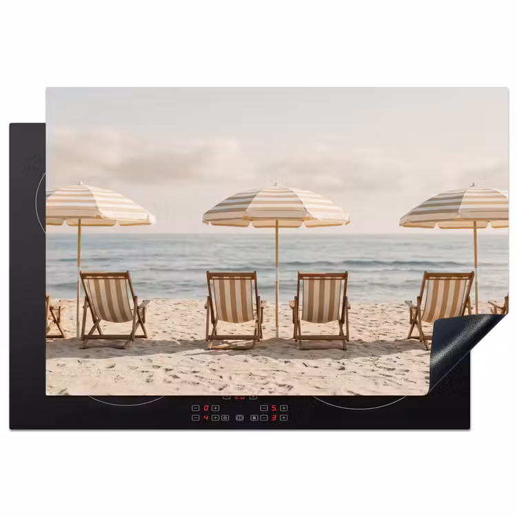 Inductie beschermer - Strand - Stoelen - Parasol — 1