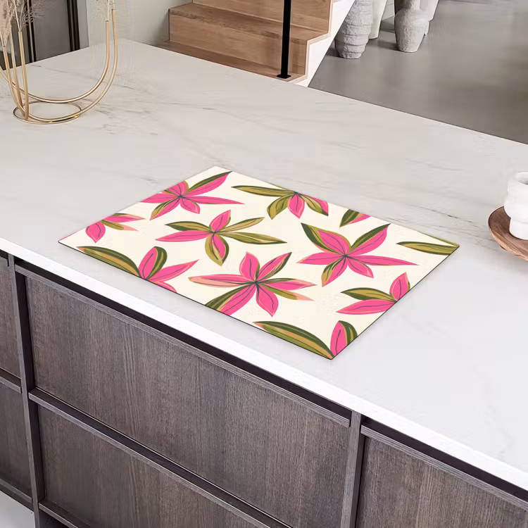 Inductie beschermer - Tropisch - Bloem - Roze — 8
