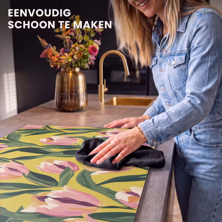 Inductie beschermer - Tulpen - Botanisch - Geel — 6