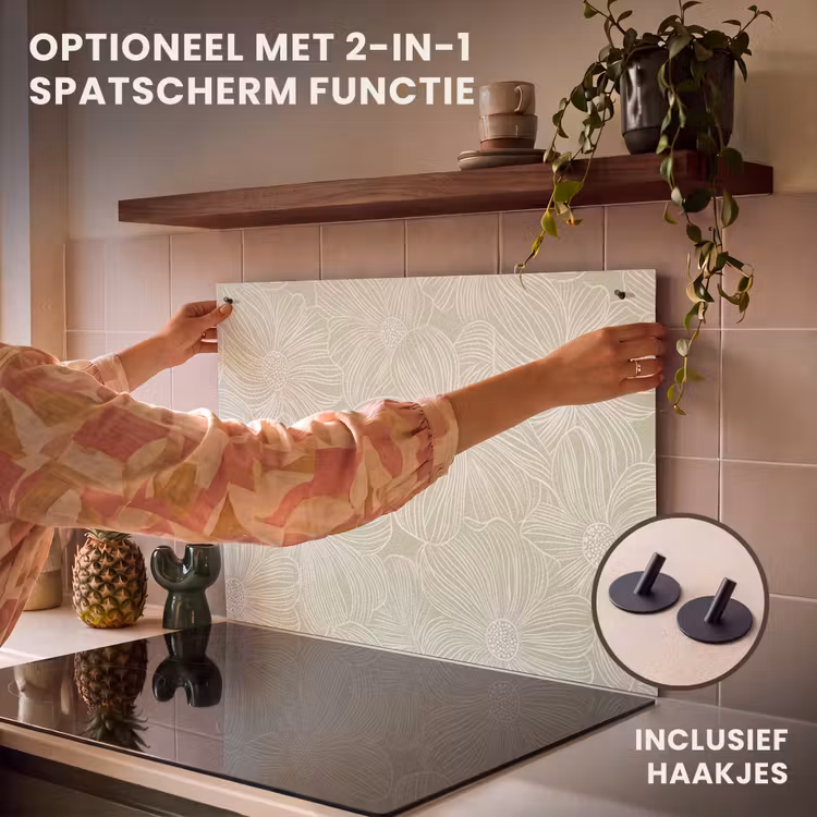 Inductie beschermer - Sereen - Bloemen - Groen — 10