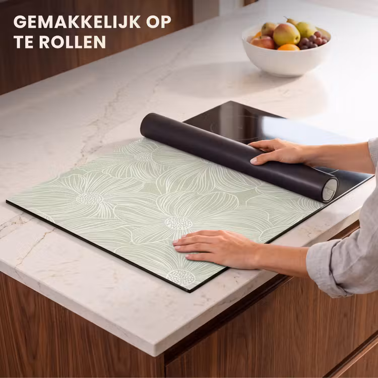 Inductie beschermer - Sereen - Bloemen - Groen — 7