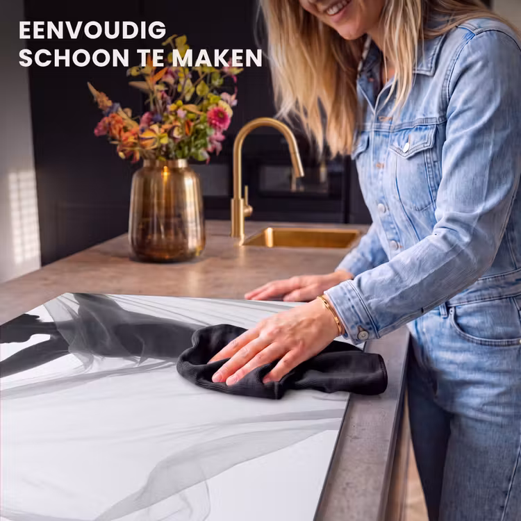 Inductie beschermer - Silhouet - Sluier - Vormen - Zwart - Wit - Sensueel — 6
