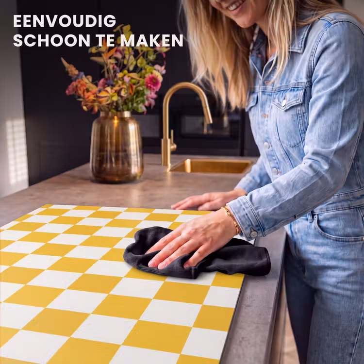 Inductie beschermer - Traditioneel - Patroon - Geel — 6
