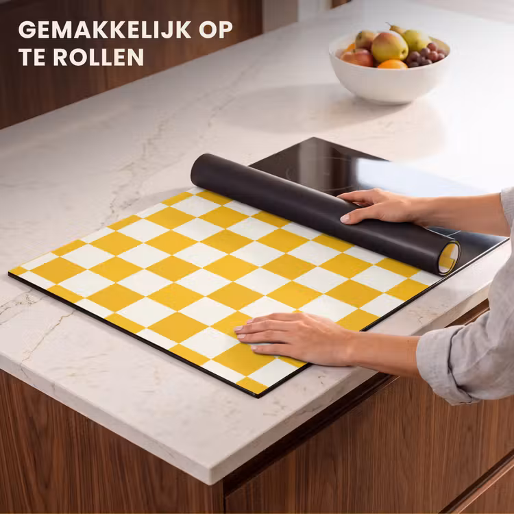 Inductie beschermer - Traditioneel - Patroon - Geel — 7
