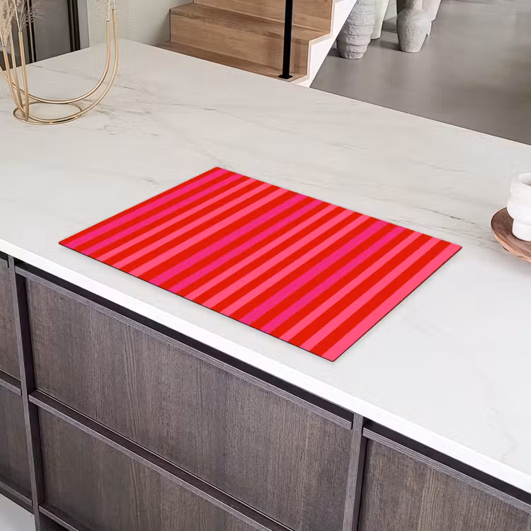 Inductie beschermer - Verticaal - Strepen - Roze — 8