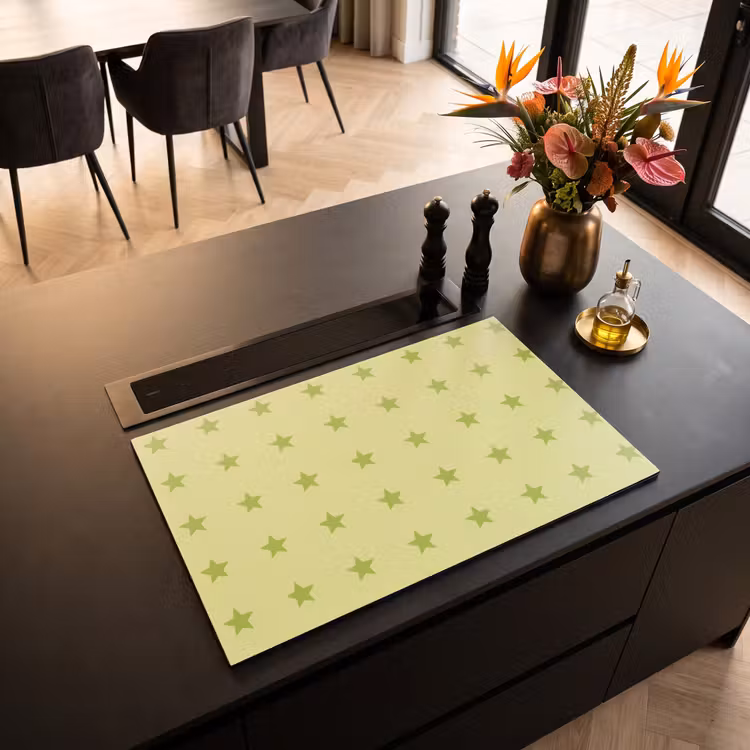 Inductie beschermer - Sterren - Patroon - Groen — 5