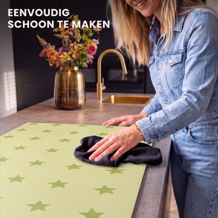 Inductie beschermer - Sterren - Patroon - Groen — 6