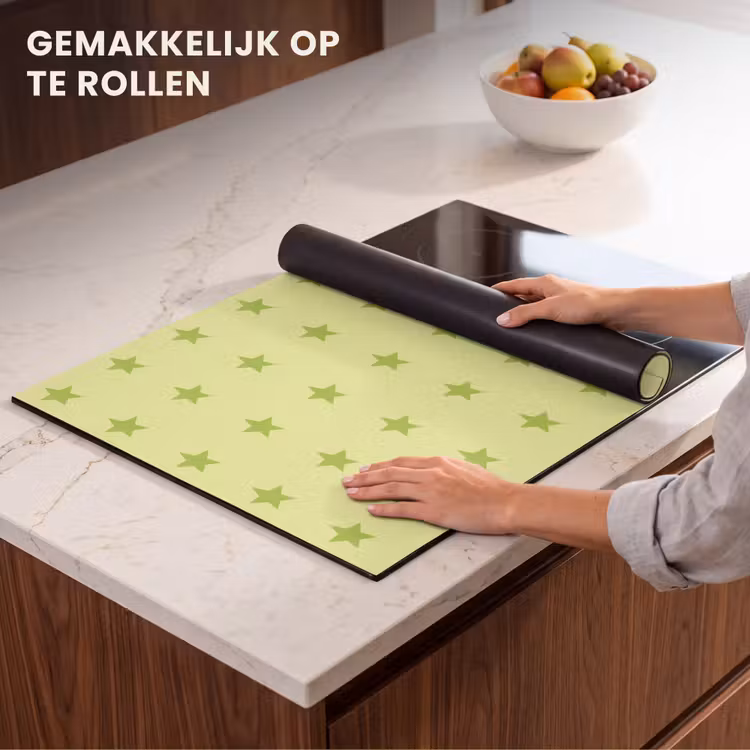 Inductie beschermer - Sterren - Patroon - Groen — 7