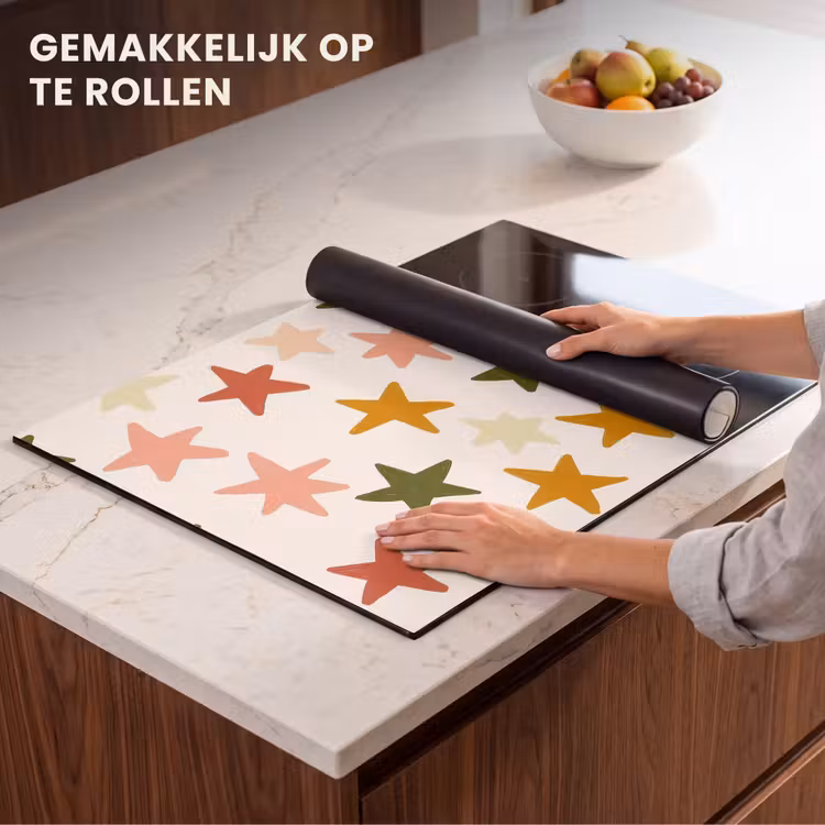 Inductie beschermer - Sterren - Patroon - Kleurrijk — 7