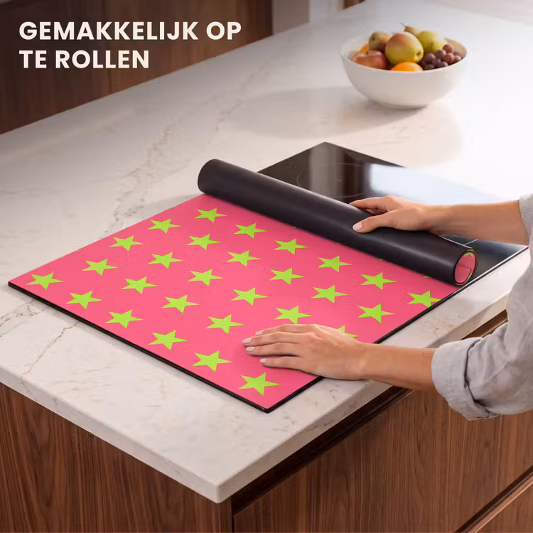 Inductie beschermer - Sterren - Patroon - Roze — 7
