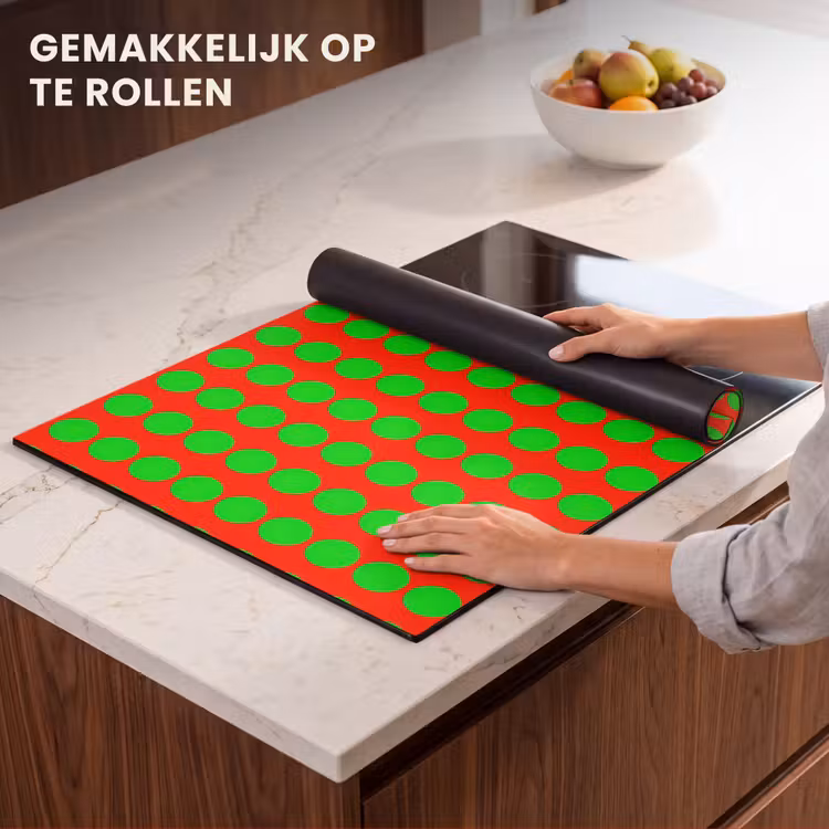 Inductie beschermer - Stippen - Patroon - Groen — 7