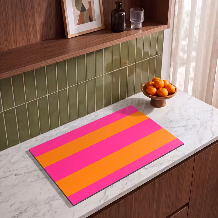 Inductie beschermer - Strepen - Horizontaal - Roze — 8