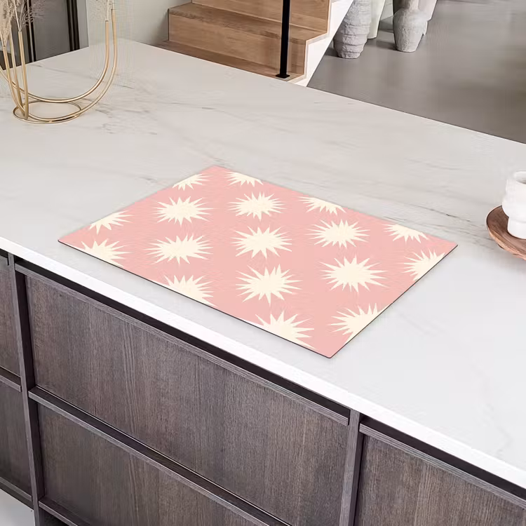 Inductie beschermer - Zonnen - Patroon - Roze — 8
