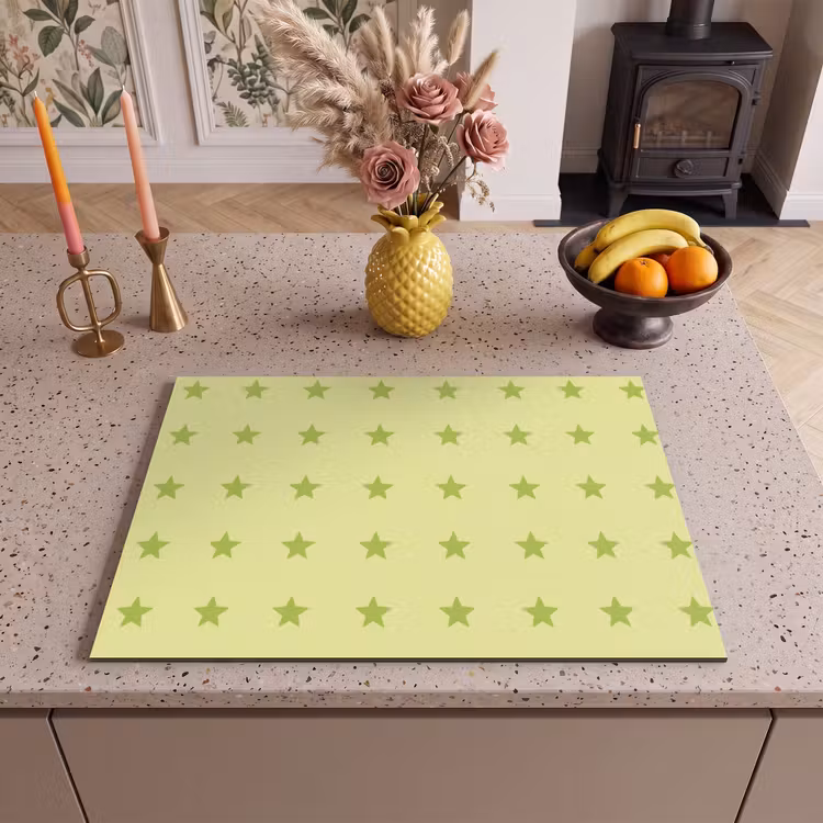 Inductie beschermer - Sterren - Patroon - Groen — 2