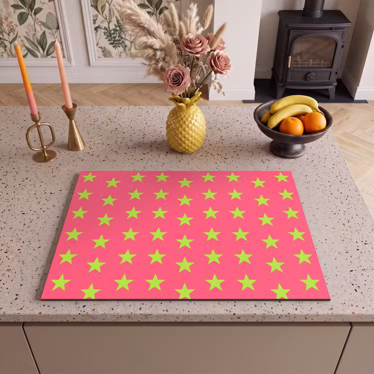Inductie beschermer - Sterren - Patroon - Roze — 2