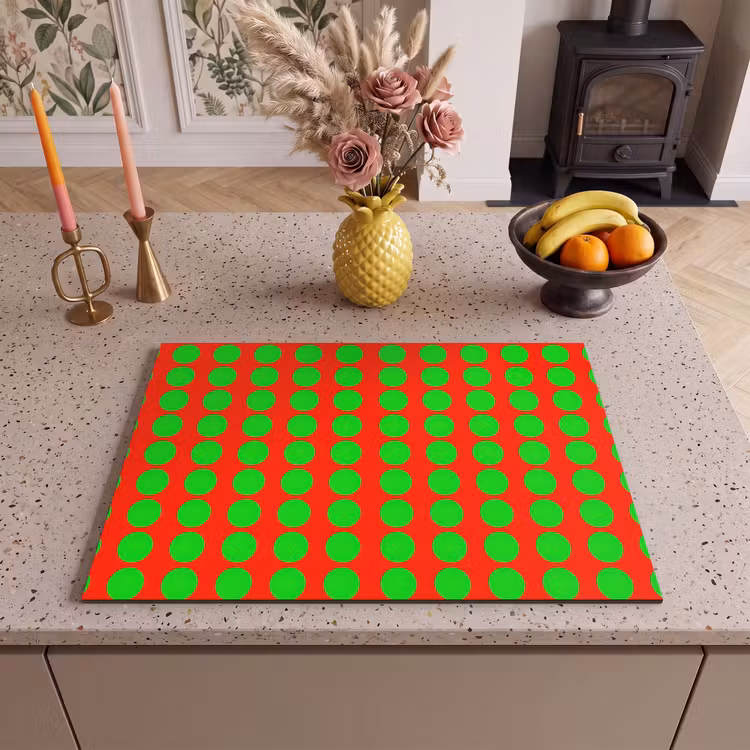 Inductie beschermer - Stippen - Patroon - Groen — 2