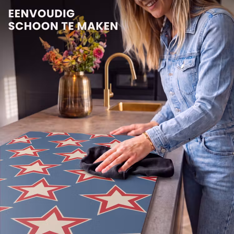 Inductie beschermer - Ster - Klassiek - Blauw — 6